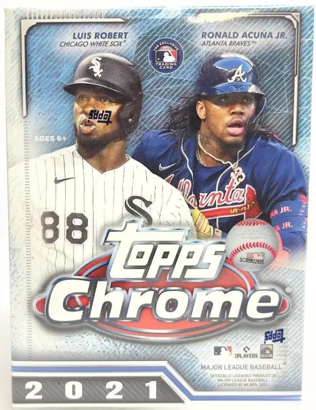 2021 Topps Chrome Baseball 8-Pack Blaster Box