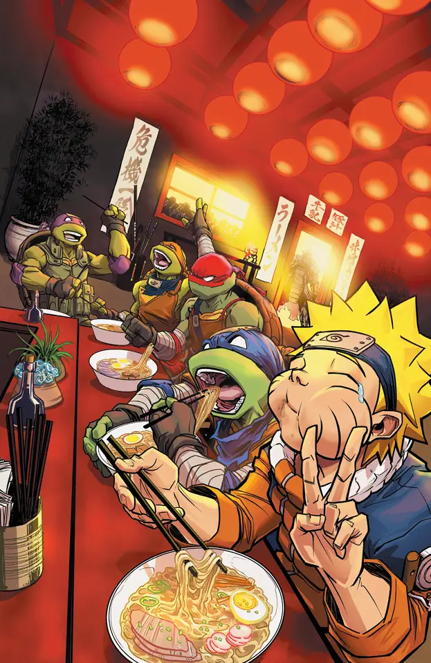 TEENAGE MUTANT NINJA TURTLES X NARUTO #1 Todd Beats Variant SAN FRANCISCO FAN EXPO EXCLUSIVE