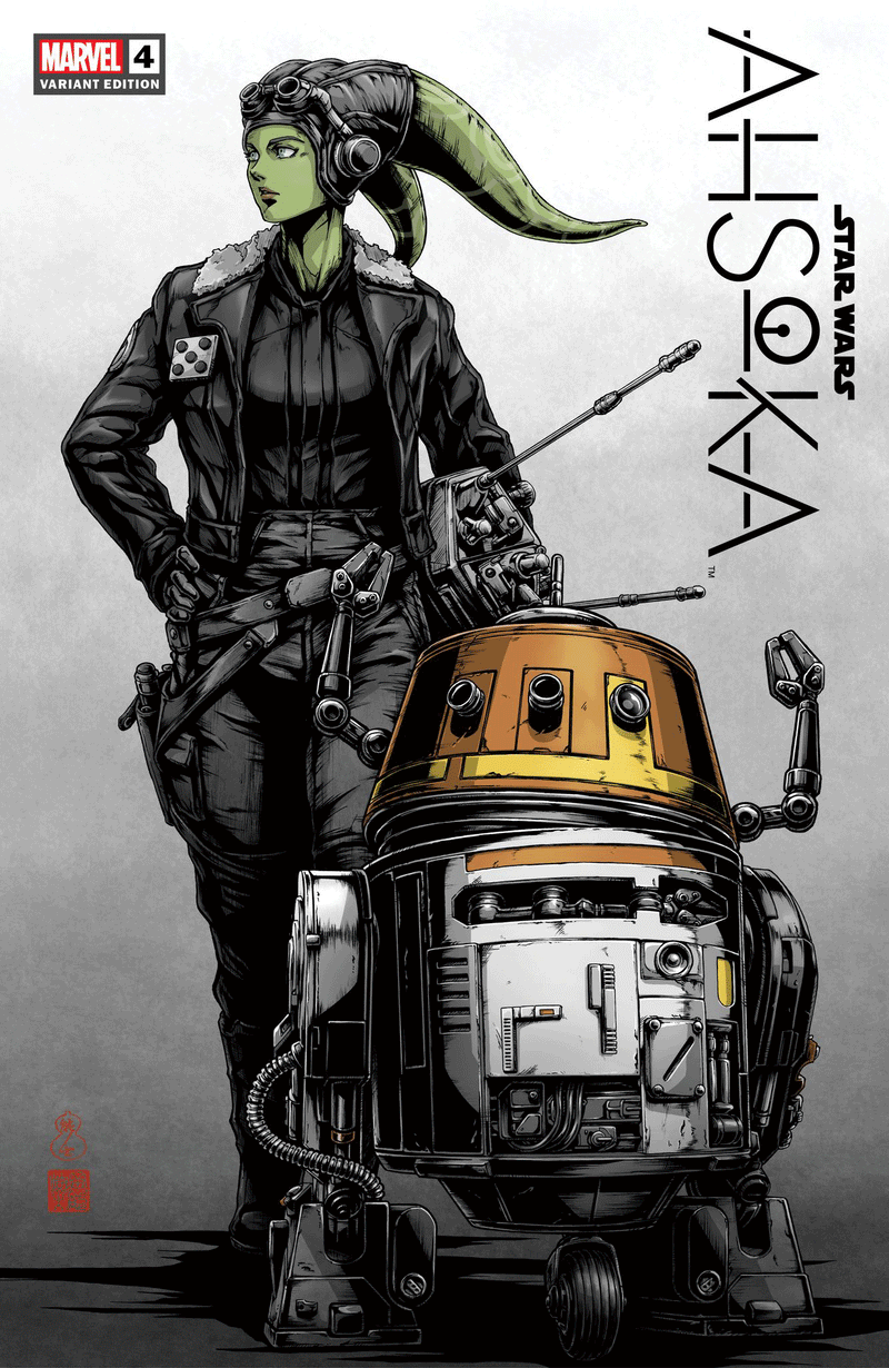 STAR WARS AHSOKA #4 | TAKASHI OKAZAKI LIMITED EDITION | RABBIT COMICS
