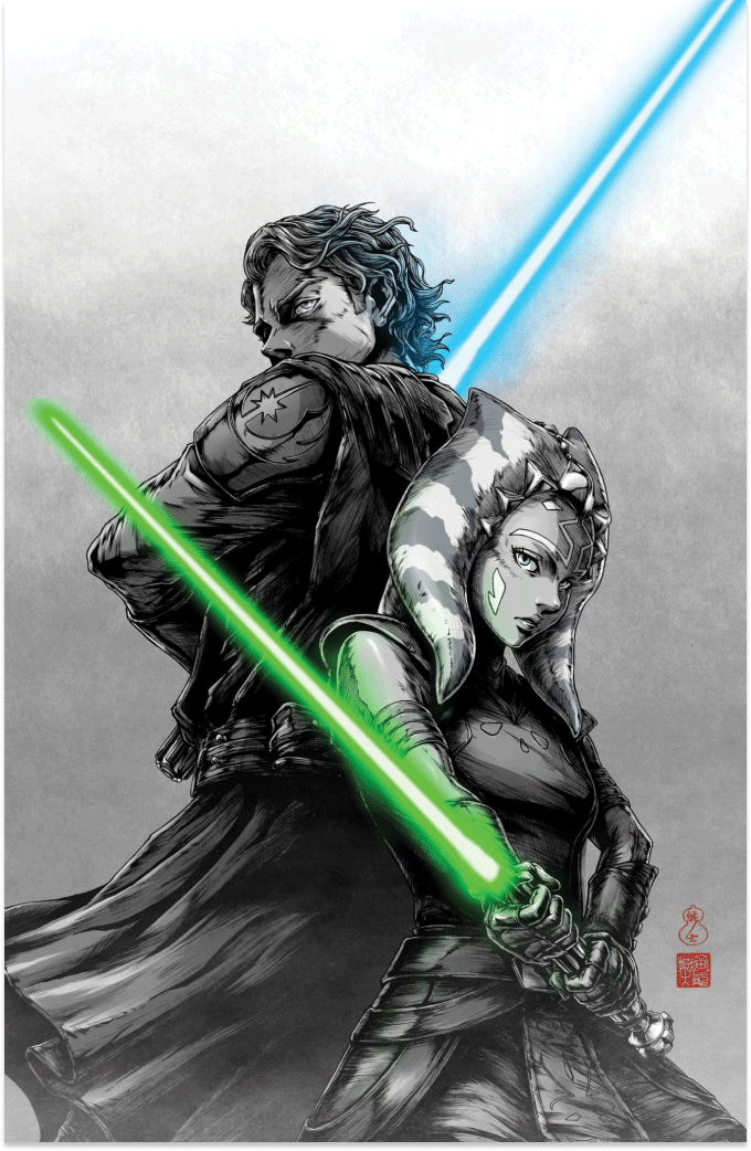 STAR WARS AHSOKA #5 | TAKASHI OKAZAKI LIMITED EDITION | RABBIT EXCLUSIVE