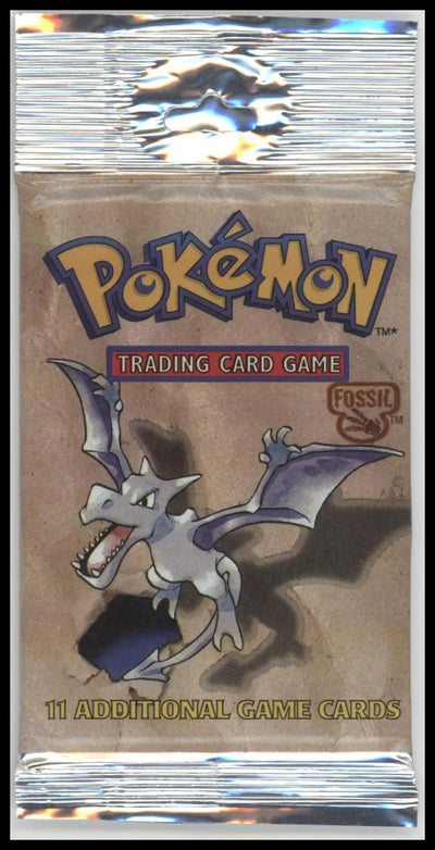 1999 WOTC Pokemon Fossil Unlimited Aerodactyl Booster Pack