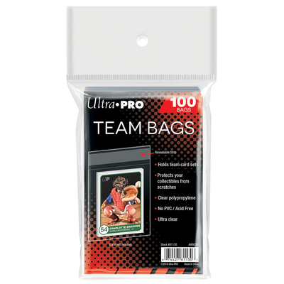 Ultra Pro Team Bags - Resealable (100ct)