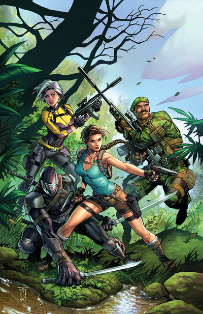GI JOE A REAL AMERICAN HERO TOMB RAIDER #1 RANDY GREEN NYCC EXCLUSIVE VIRGIN VAR (10/28/2026)