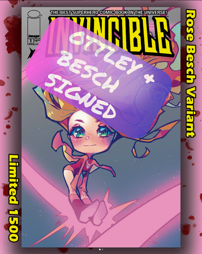 Invincible Reprint #1 2x Signed Ottley & Besch Pre-Order