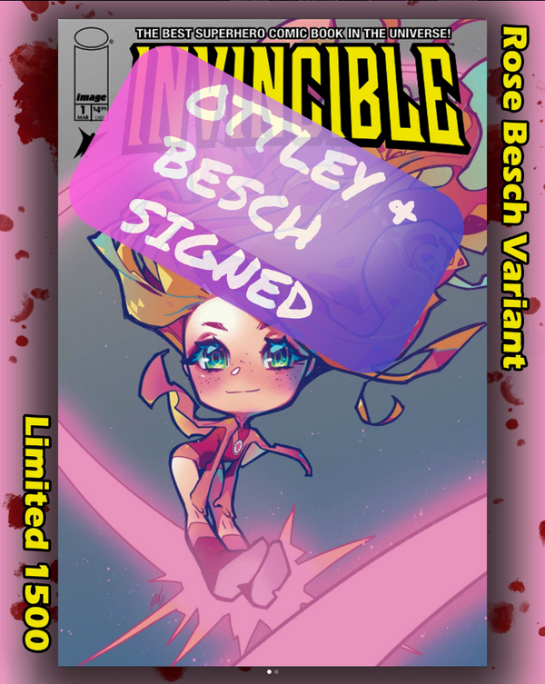 Invincible Reprint #1 2x Signed Ottley & Besch Pre-Order