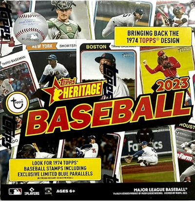 2023 Topps Heritage MLB Baseball Trading Cards Mega Box