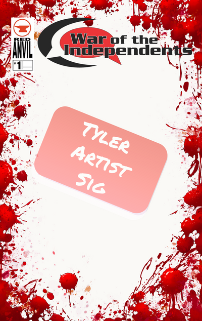 WOTI #1 Tyler Kirkham Artist Sig Signed Battle Damage Sketch Blank Exclusive -PREORDER