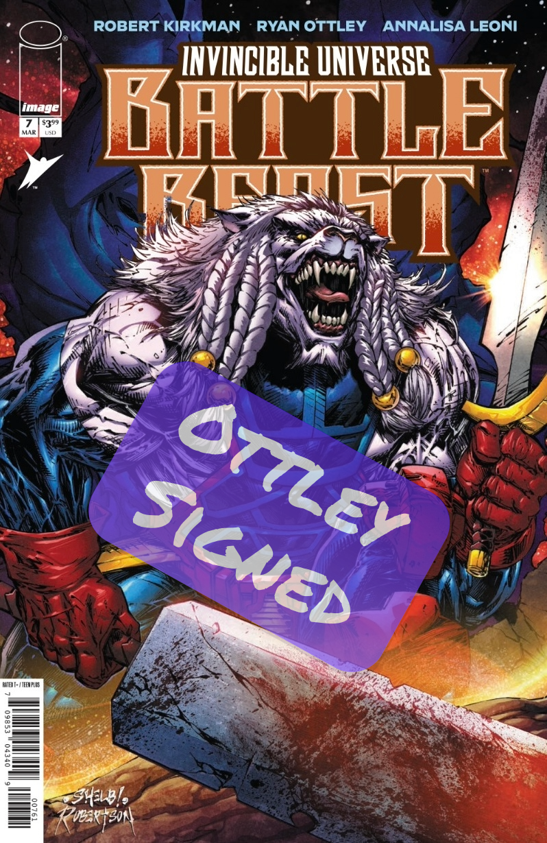 Battle Beast #7 Ottley Signed Shelby Robertson Trade Foil Exclusive -PREORDER
