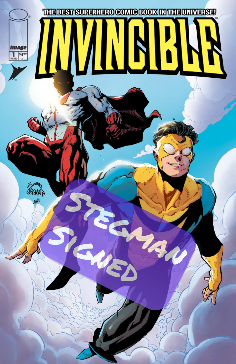 Invincible #1 Ryan Stegman Exclusive Stegman Signed  - PREORDER