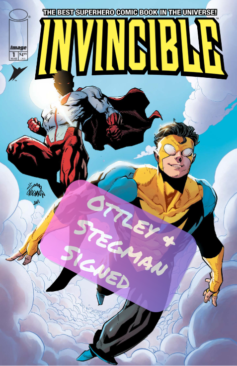 Invincible #1 Ryan Stegman Exclusive Stegman & Ottley Signed