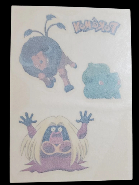 Merlin Pokémon Temporary Tattoos (Jynx, Bulbasaur, Tauros)