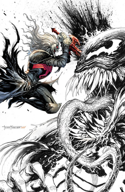 Venom #28 Unknown Comics Tyler Kirkham Exclusive Color Splash Secret Virgin Var
