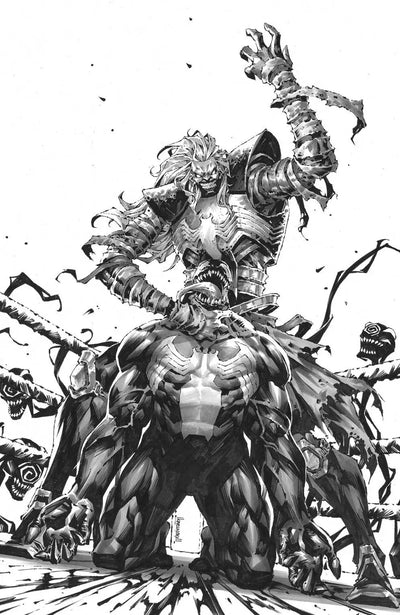 Venom #29 Kael Ngu Sketch Virgin Knull Wrestling Belt WWE Variant (10/21/2020) Marvel