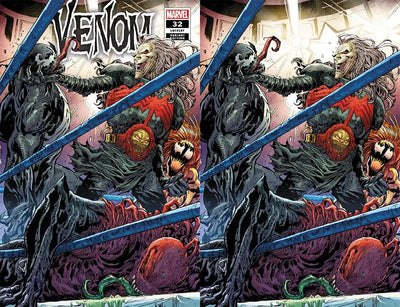 Venom #32 Ken Lashley Knull Wrestling Variant KIB (01/06/2021) Marvel Trad + Virgin Set
