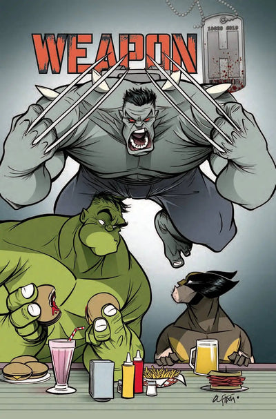 Weapon H 1 Marvel Legacy 2018 1:25 Georges Duarte Variant (03/21/2018) Hulk Wolverine