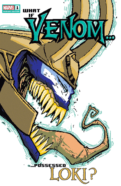 WHAT IF VENOM  #1 - 5  Matthew Waite Skottie Young Homage Trade Variant Set | Rabbit Exclusive