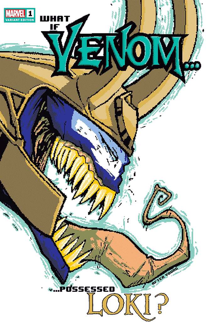 WHAT IF VENOM  #1 - 5  Matthew Waite Skottie Young Homage Trade Variant Set | Rabbit Exclusive