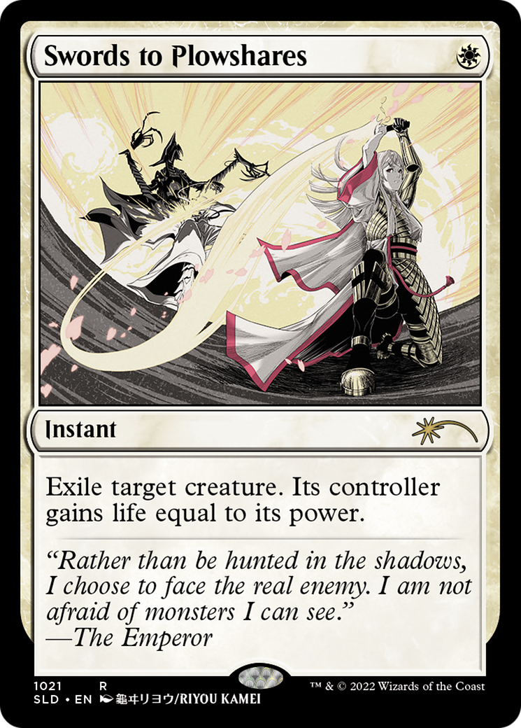 Swords to Plowshares (SLD-1021) - Secret Lair Drop Foil