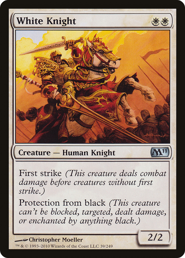 White Knight (M11-039) - Magic 2011 Foil