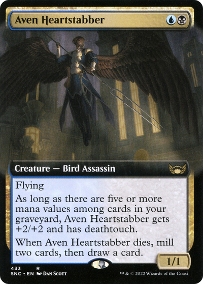 Aven Heartstabber (SNC-433) - Streets of New Capenna: (Extended Art)