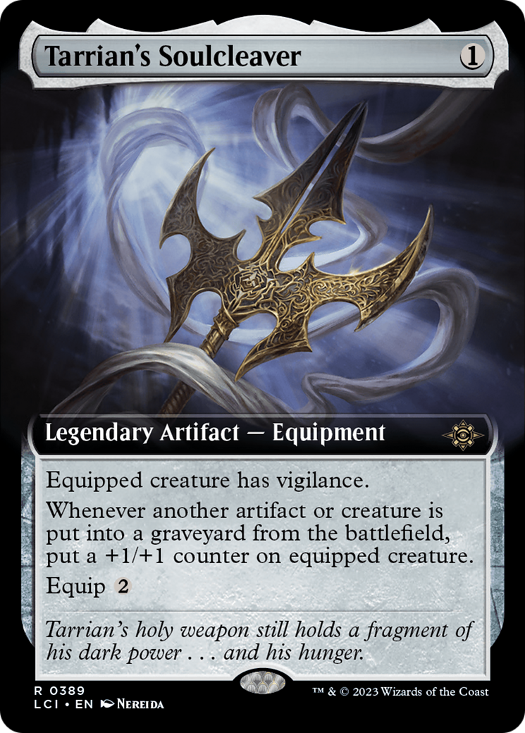 Tarrian's Soulcleaver (LCI-389) - The Lost Caverns of Ixalan: (Extended Art) Foil