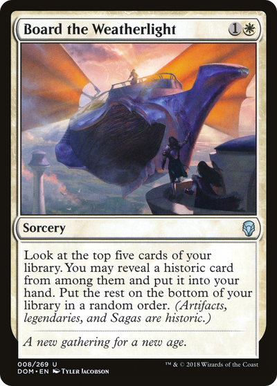 Board the Weatherlight (DOM-008) - Dominaria