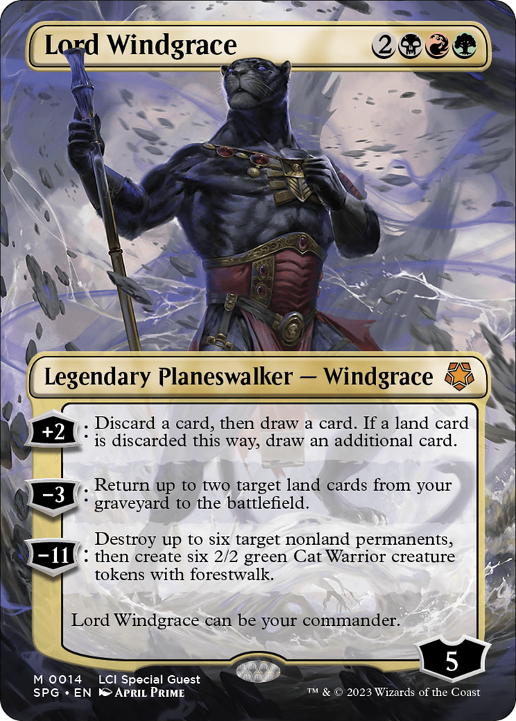 Lord Windgrace (SPG-014) - Special Guests (Borderless) Foil