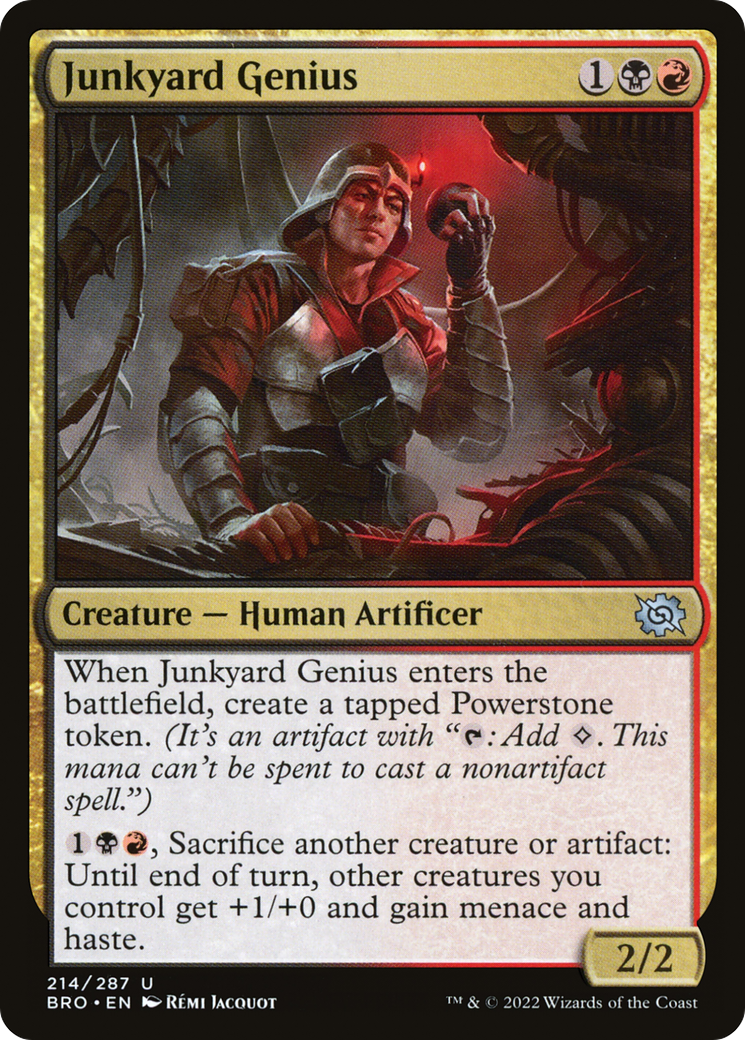 Junkyard Genius (BRO-214) - The Brothers' War Foil