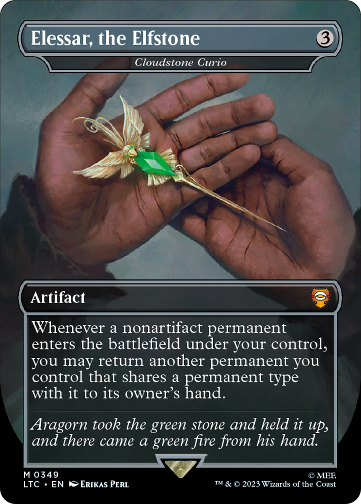 Cloudstone Curio (LTC-349) - Tales of Middle-earth Commander / Elessar, the Elfstone (Borderless) Foil