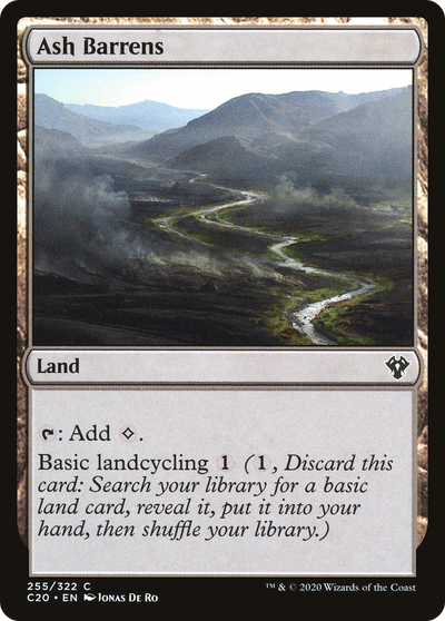 Ash Barrens (C20-255) - Commander 2020