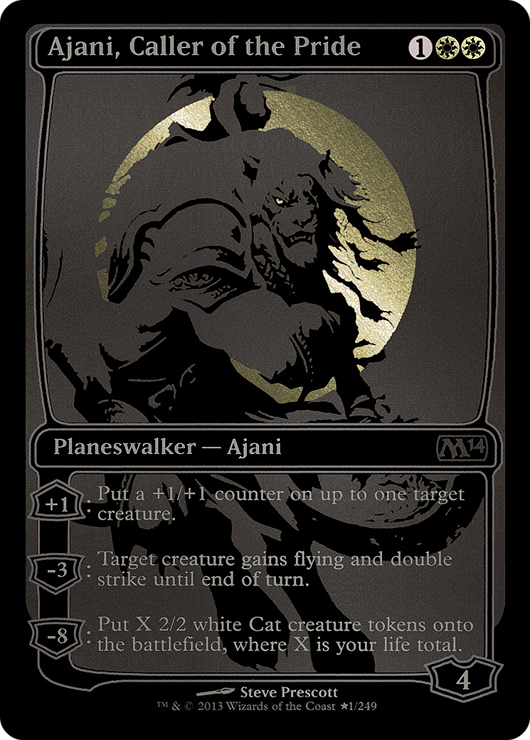 Ajani, Caller of the Pride (MEDIA-001) - San Diego Comic-Con 2013 Foil