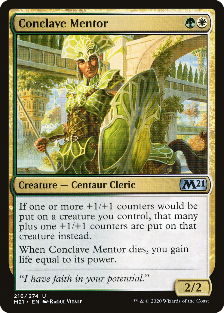 Conclave Mentor (M21-216) - Core Set 2021 Foil