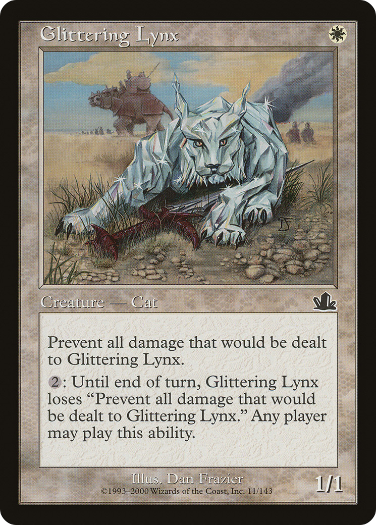 Glittering Lynx (PCY-011) - Prophecy Foil