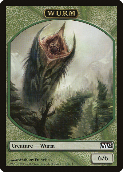 Wurm (M13-010) - Magic 2013 Tokens