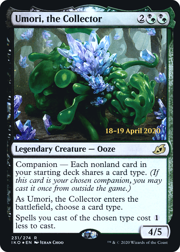 Umori, the Collector (PRE-231S) - Ikoria: Lair of Behemoths Promos: (companion) Foil