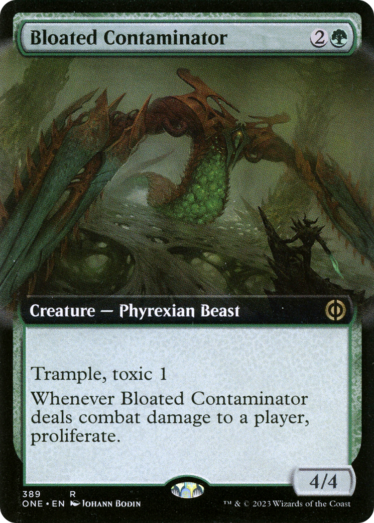 Bloated Contaminator (ONE-389) - Phyrexia: All Will Be One: (Extended Art) Foil