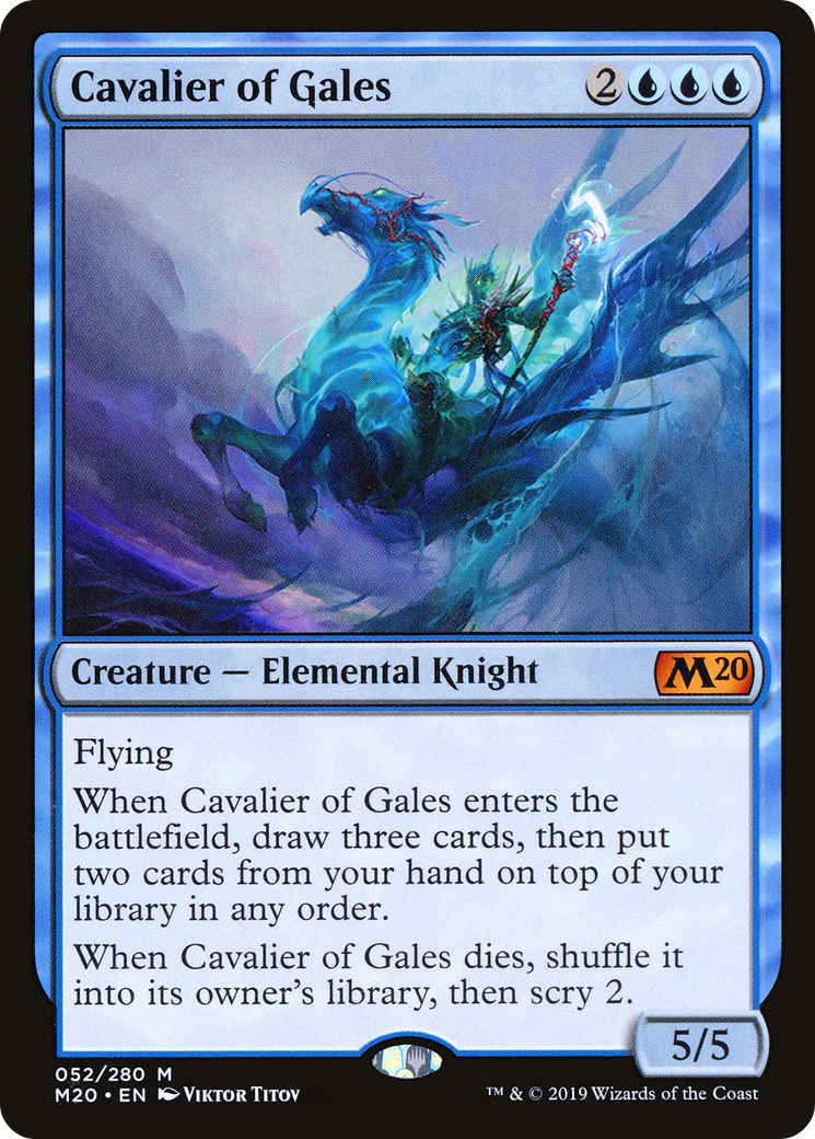 Cavalier of Gales (M20-052) - Core Set 2020 Foil