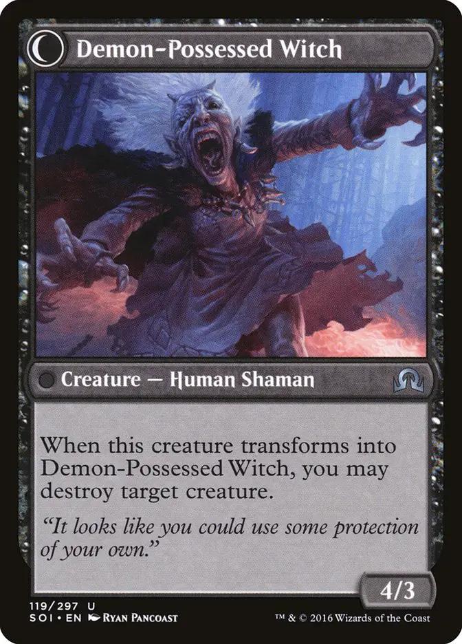 Kindly Stranger // Demon-Possessed Witch (SOI-119) - Shadows over Innistrad: (Double Faced Transform)