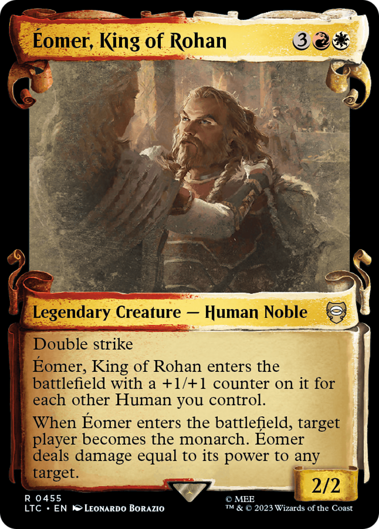 Éomer, King of Rohan (LTC-455) - Tales of Middle-earth Commander: (Showcase) Foil