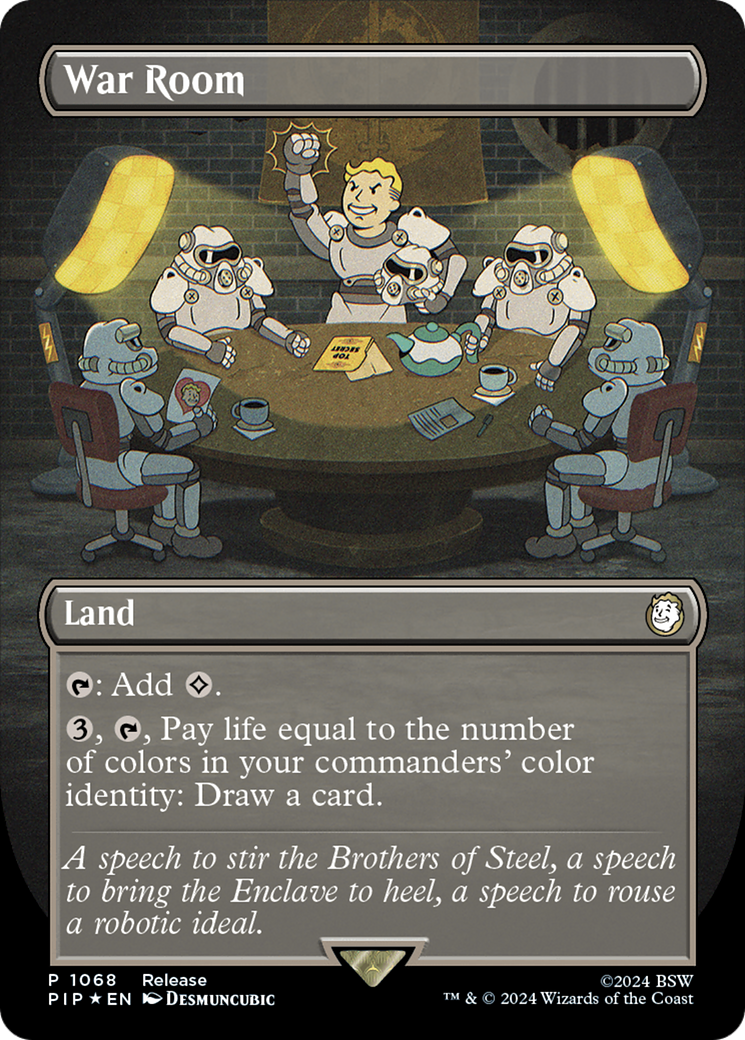 War Room (LARP-1068) - Fallout (Borderless) Foil