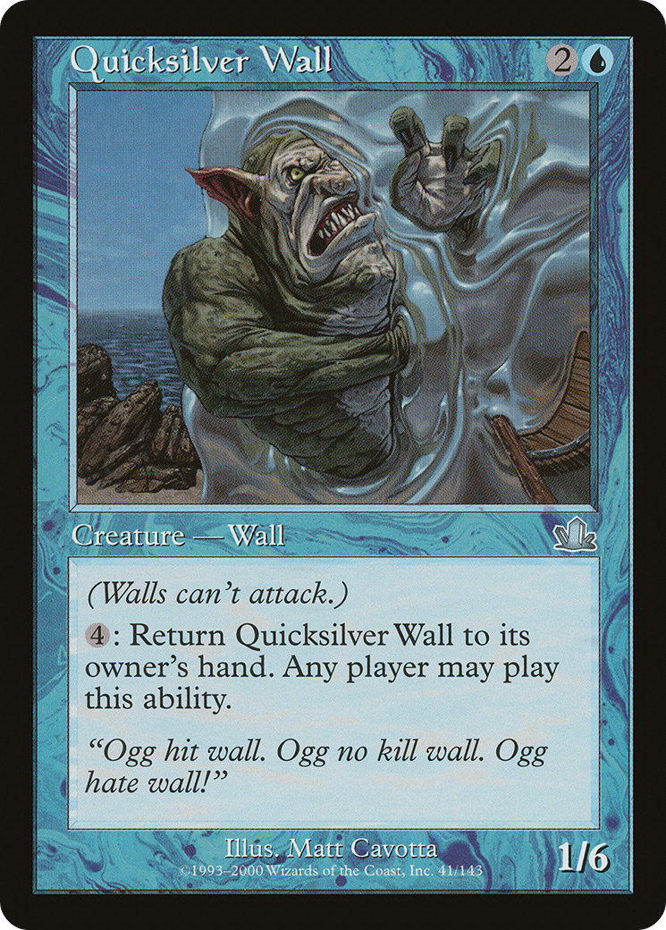 Quicksilver Wall (PCY-041) - Prophecy Foil