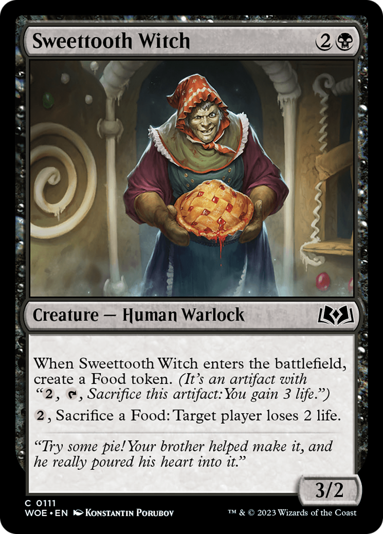 Sweettooth Witch (WOE-111) - Wilds of Eldraine Foil