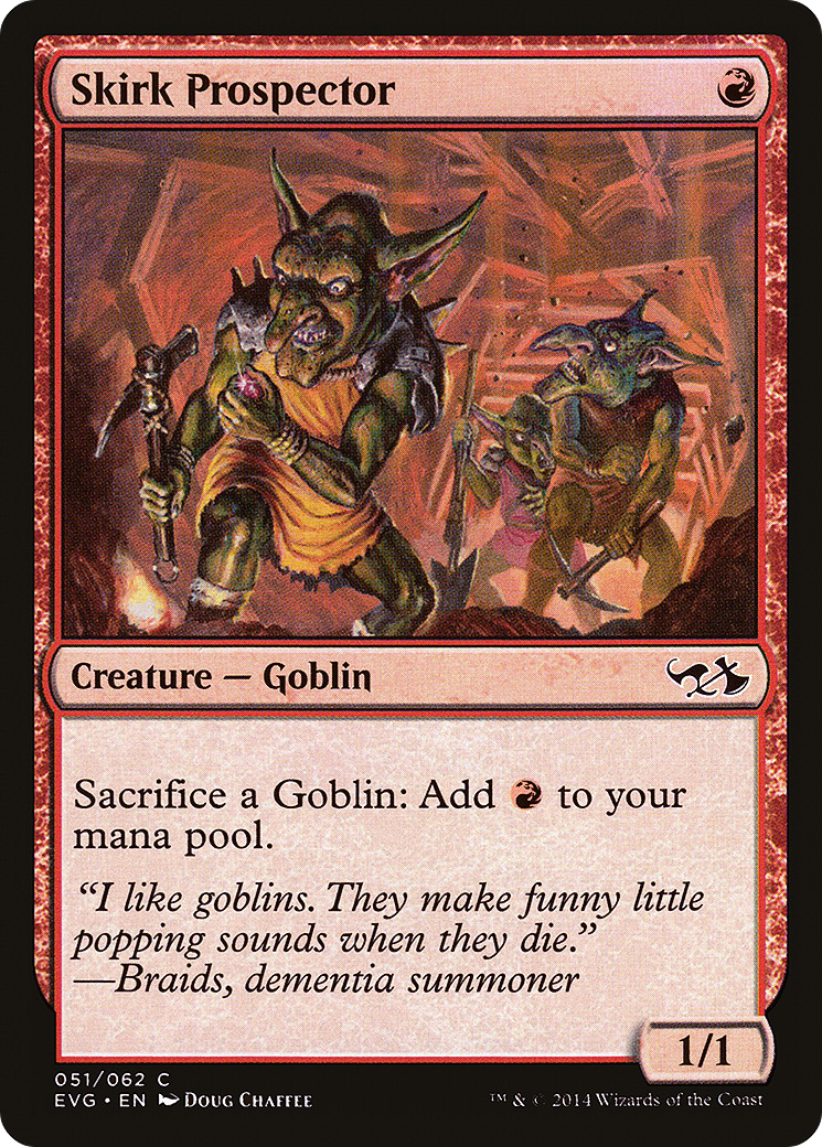 Skirk Prospector (DD3-051) - Duel Decks Anthology: Elves vs. Goblins