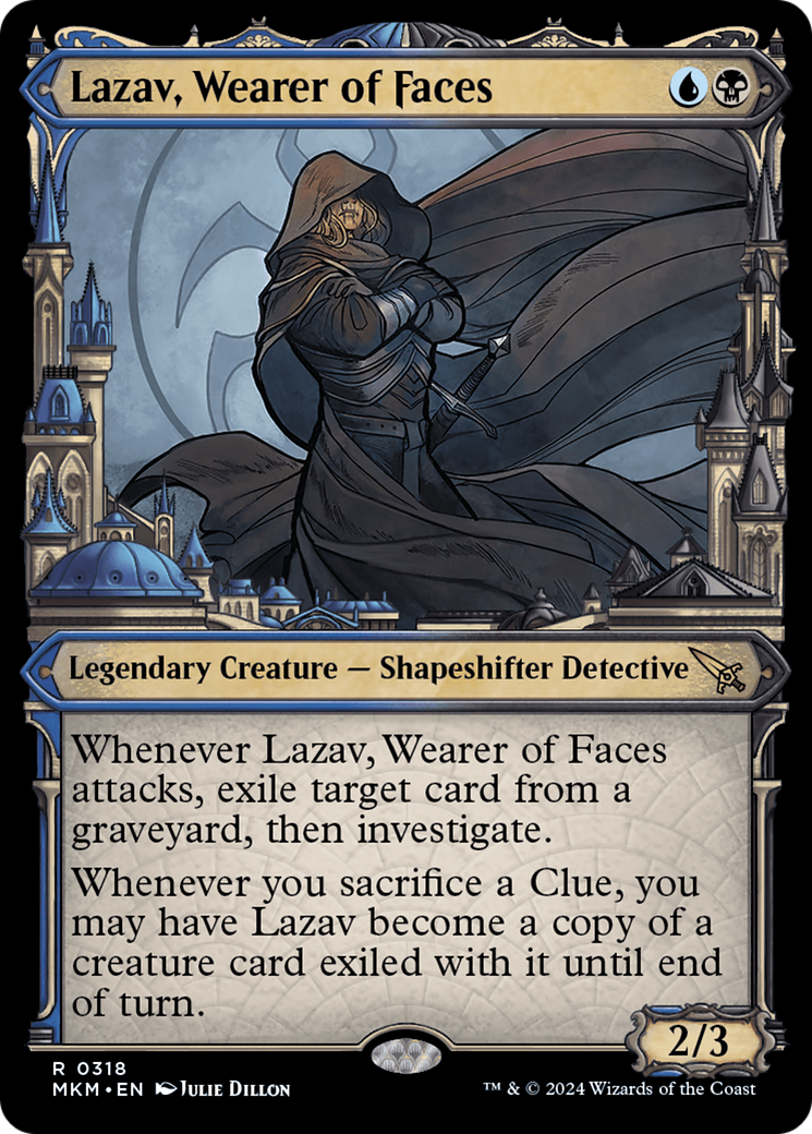 Lazav, Wearer of Faces (MKM-318) - Murders at Karlov Manor: (Showcase)