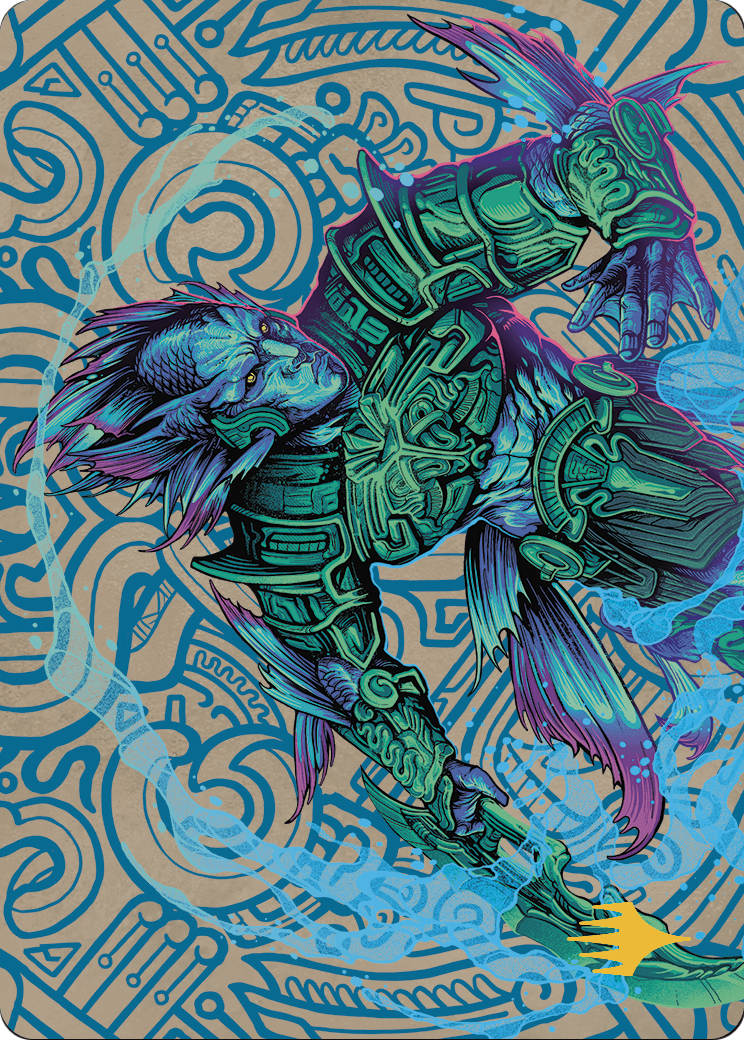 Hakbal of the Surging Soul // Hakbal of the Surging Soul (ALCI-074) - The Lost Caverns of Ixalan Art Series (Borderless) Foil
