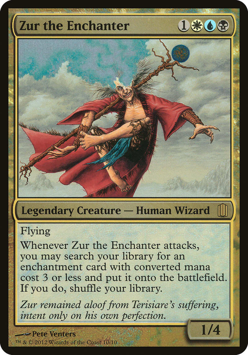 Zur the Enchanter (OVER-010) - Commander's Arsenal Oversized Foil