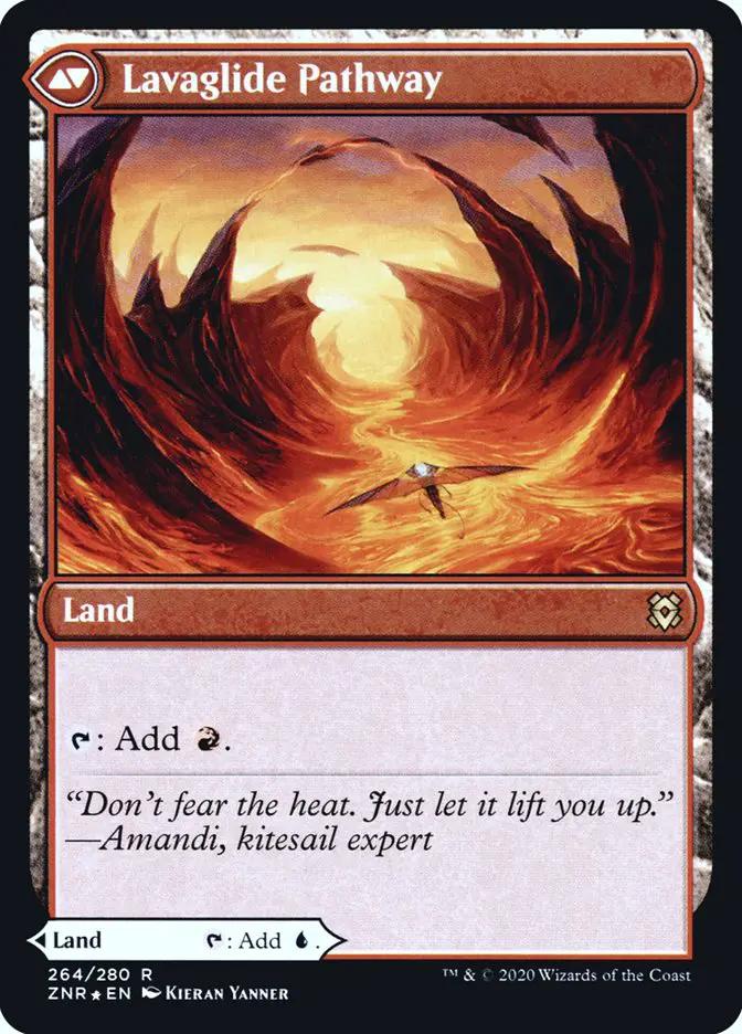 Riverglide Pathway // Lavaglide Pathway (PRE-264S) - Zendikar Rising Promos Foil