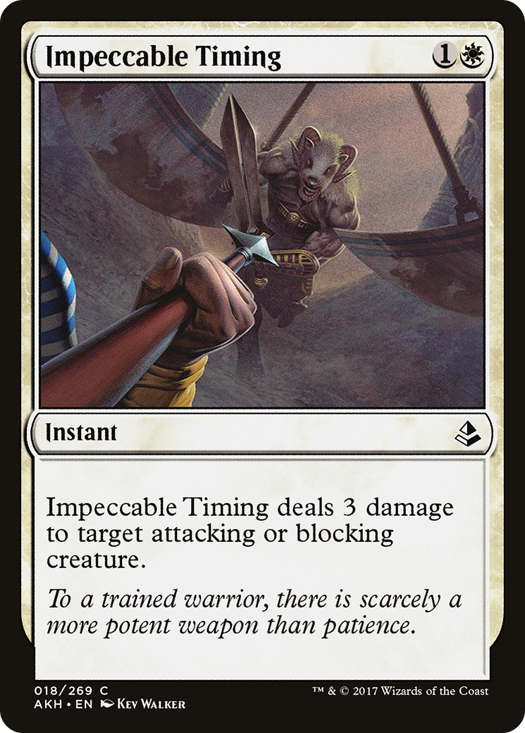 Impeccable Timing (AKH-018) - Amonkhet Foil