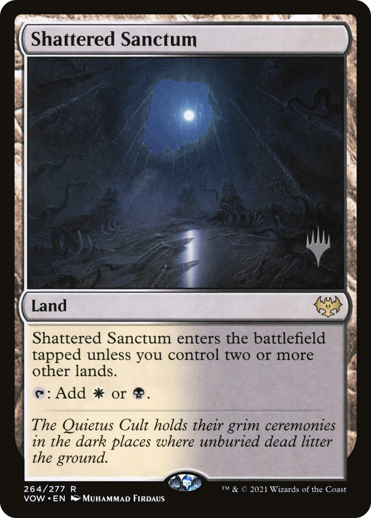 Shattered Sanctum (PPDMU-264P) - Innistrad: Crimson Vow Promos