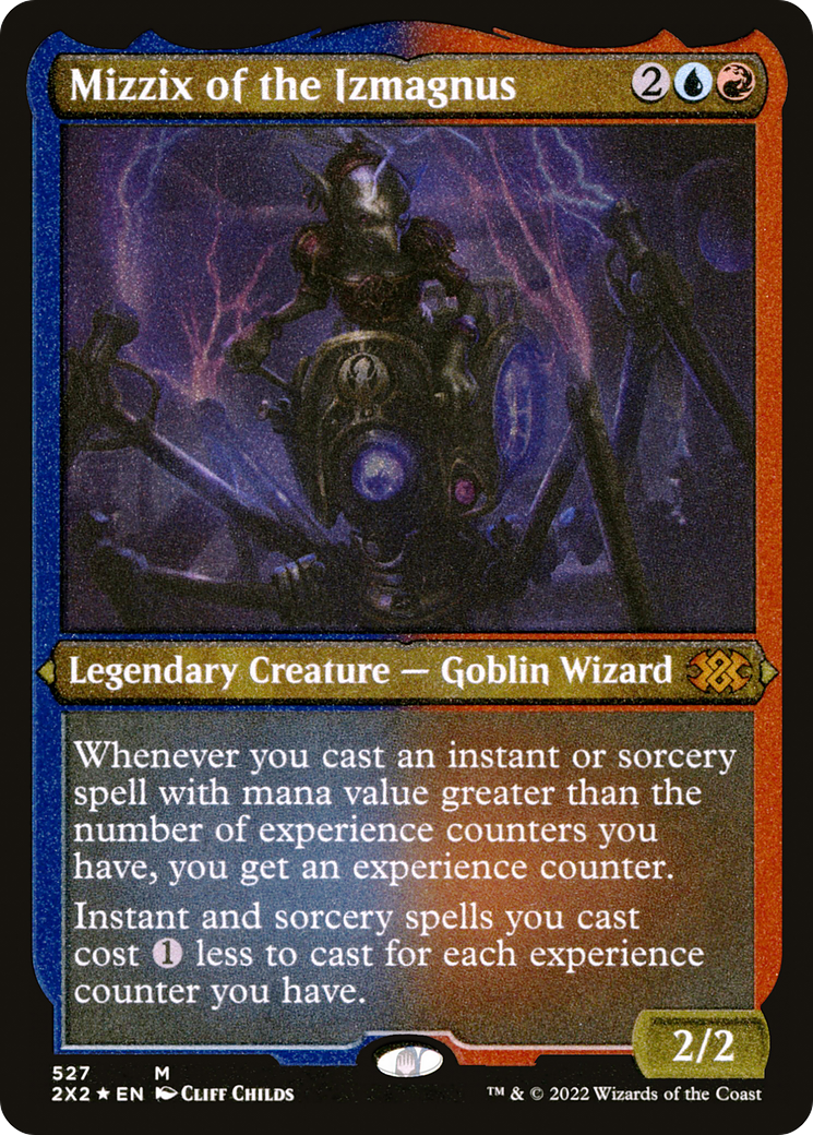 Mizzix of the Izmagnus (2X2-527) - Double Masters 2022 Etched Foil